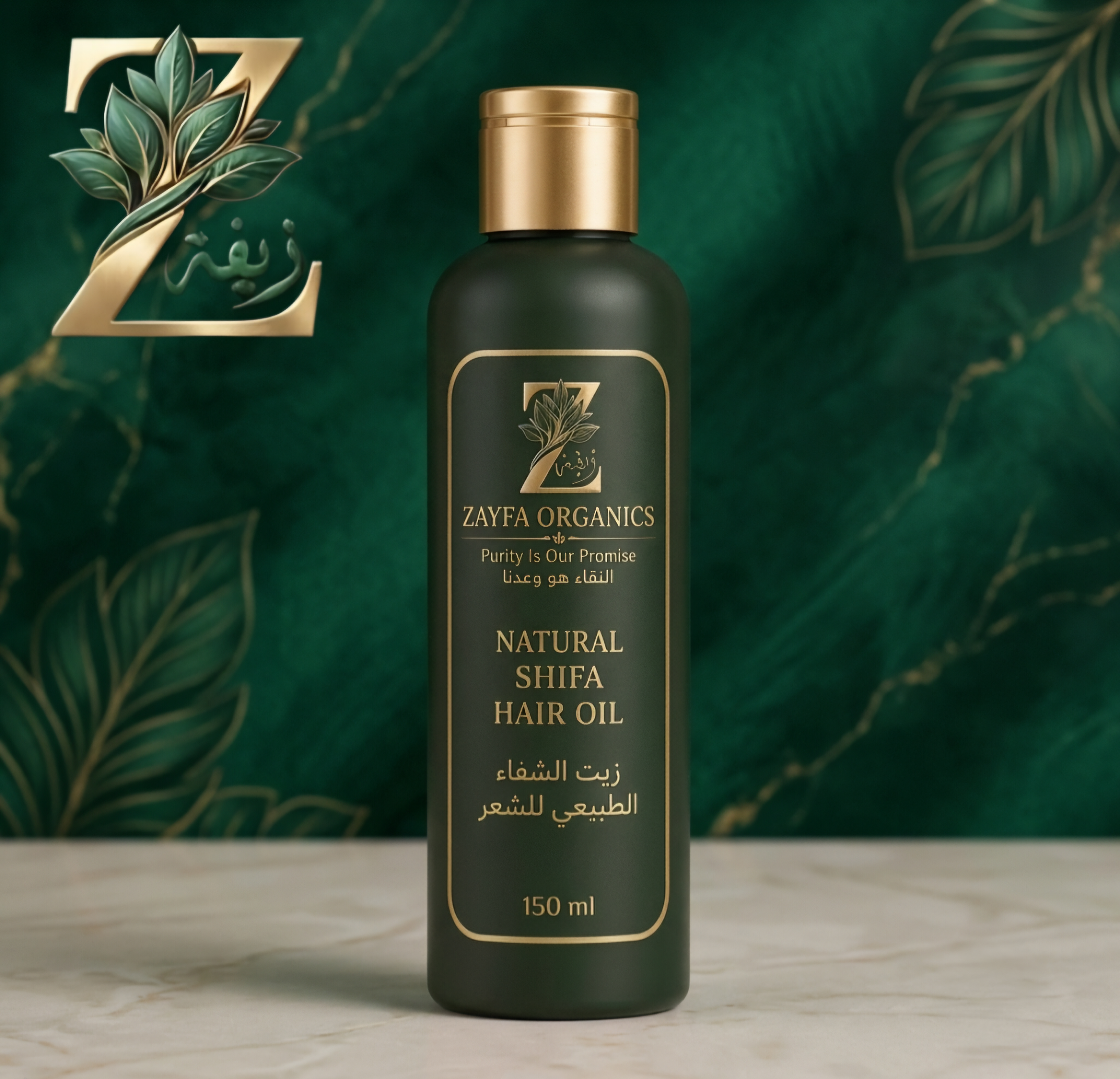 Zayfa Organics Natural Shifa Hair Oil (150ml)
 زيت الشفاء الطبيعي للشعر (150 مل)